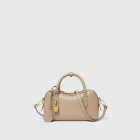 TOTE EMBOSSED GRAINY ECO MAT CAMEL  - حقائب يد نسائية 