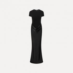 CAPSLEEVE DRAPED MAXI  - فستان