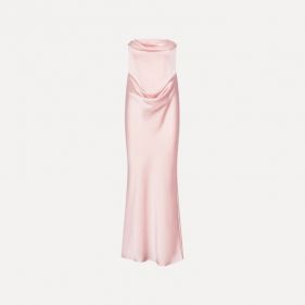 CORSAGE LONG DRESS  - فستان