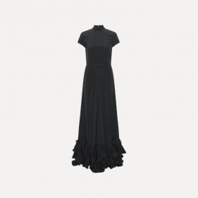 MAXI CAPSLEEVE DRESS  - فستان