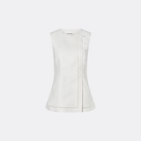 RWEN BUTTON DETAILED VEST  - توب