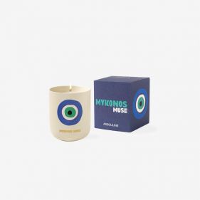 MYKONOS MUSE - TRAVEL FROM HOME SCENTED CANDLE: ASSOULINE - شمعة معطرة