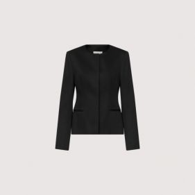 EMA COLLARLESS TAILORED JACKET  - جاكيت غير رسمي