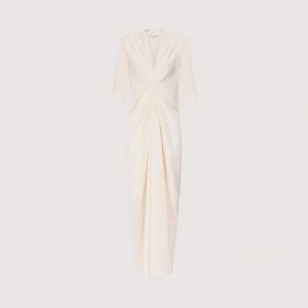 WILLA FRONT ZIP MIDI DRESS  - فستان