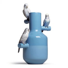 PARROT PARADE BLUE: LLADRO - مزهرية