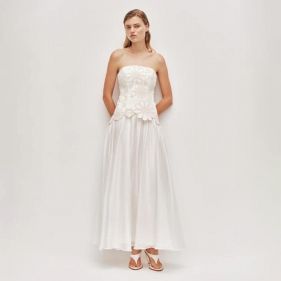 GIA EMBROIDERED GOWN  - فستان
