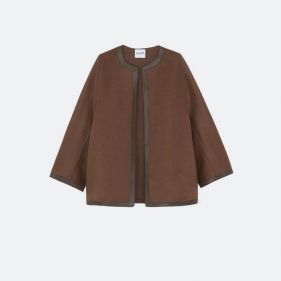 ASI ML LEATHER CARDIGANS  - جاكيت صوف